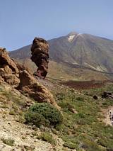 Słynna skała i szczyt Teide