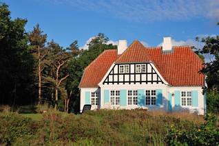 Typowy bornholmski domek